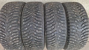 Шипованные шины Kumho 7мм, с металлическими дисками 5x100 16 (1 фото из 3)