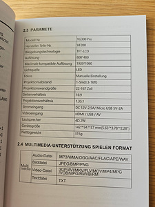 PVO YG300 Проектор (6 фото из 6)