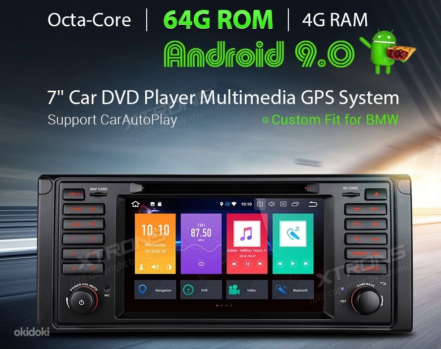BMW Android Raadio GPS Navi E39 E38 E46 E53 X5 E90 (foto #1)