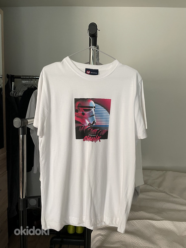 Uus CNK Star Wars Stormtrooper Vaporwave T-Särk (M-suurus)