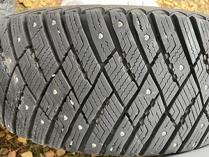 Оригинальные диски Subaru 205/50R17 + зимние шины (6 фото из 7)