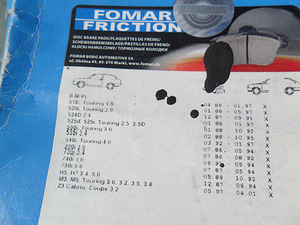 BMW esimesed piduriklotsid (2 foto / 3)