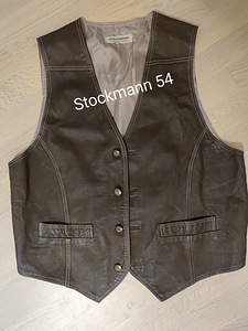 Кожаный жилет Stockmann 54