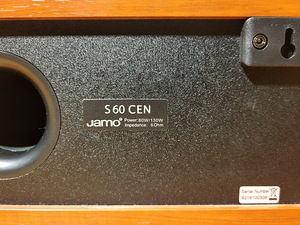 Keskkõlar Jamo S60 CEN (4 foto / 4)