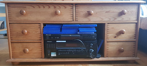Täispuidust kapp, kummut ja tv alus (3 foto / 3)