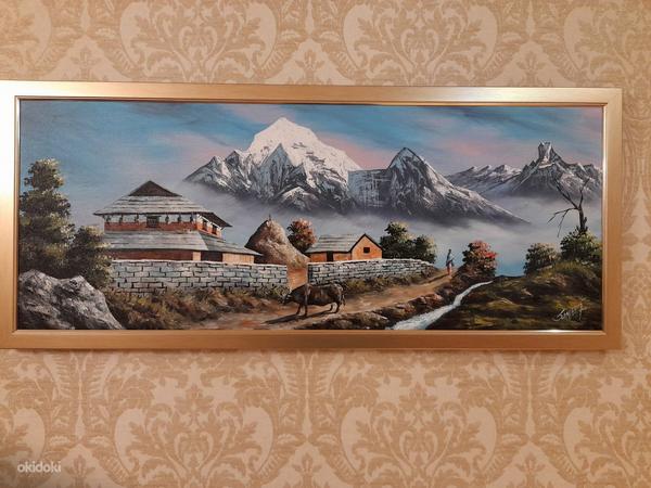 Картины с видами на Гималайские горы 3 шт. (фото #2)