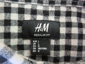 H&M мужская рубашка, L (2 фото из 3)