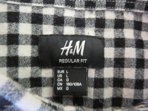 H&M мужская рубашка, L (фото #2)