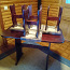 Деревянный обеденный стол и 4 стула (фото #3)