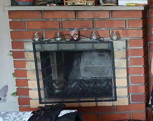 Kaitsev metallekraan kaminale (4 foto / 4)