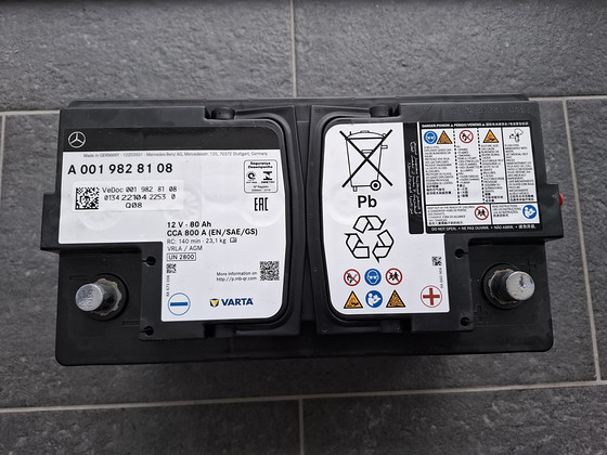 AUTO AKU 12 V, 80 Ah MB ORIGINAAL