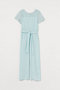 H&M Lace-yoke jumpsuit s.164 (1 foto / 3)
