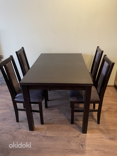 Köögilaud ja 6 tooli (komplekt)