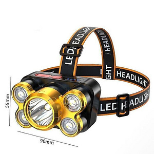 Pealamp 5xLED XP-E, laetav USB kaudu (4 foto / 9)