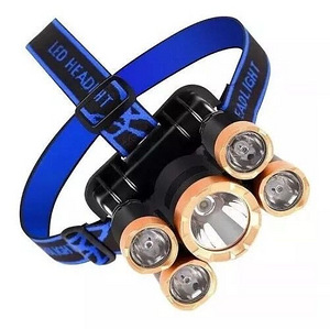 Pealamp 5xLED XP-E, laetav USB kaudu (6 foto / 9)