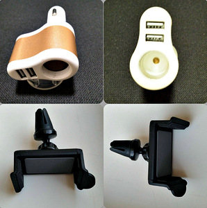 Autolaadija-adapter ja telefonihoidja. (1 foto / 1)