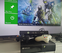 Xbox 360 + Kinect + 2 joystick + 118 игры