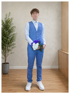 Lõpukostüüm noormehele / (vest + püksid + triiksärk) (1 foto / 5)