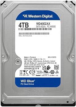 WESTERN DIGITAL WD Blue 4 ТБ, 5400 об/мин, 256 МБ
