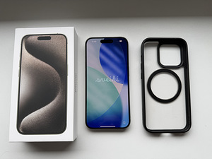 iPhone 15 Pro, Натуральный Титан, 256 ГБ (1 фото из 9)