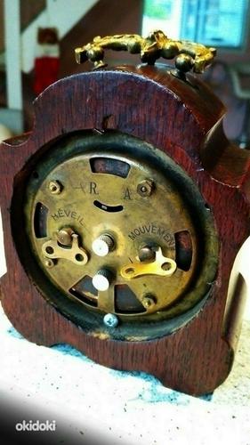 Старинные часы с будильником, в точном рабочем состоянии (фото #2)