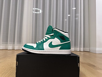 Air Jordan 1 Mid Lucky Зеленый/Черно-Белый