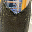 Väga ilusat tumerohelist värvi pidulik sametine kleit (foto #1)