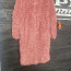 Красивая и стильная нежно-розовая меховая куртка/легкое пальто (фото #3)