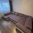 Угловой диван Letto, фиолетовый/серый (фото #4)