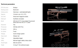 Õhupüss KalibrGun Cricket II PCP (4 foto / 10)