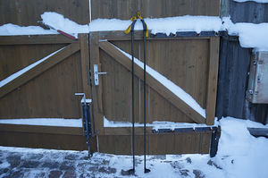 Suusvarustus: suusad, kepid, saapad (3 foto / 6)