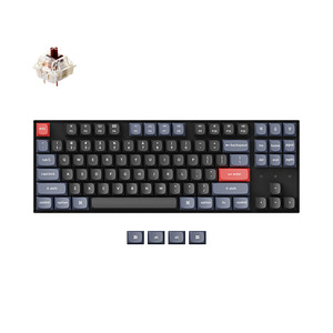Keychron K8 Pro mehaaniline klaviatuur (TKL, Gateron Brown, (1 foto / 2)