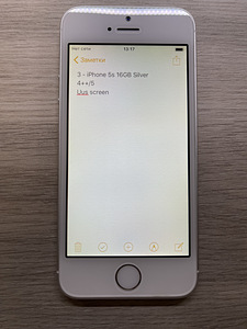 iPhone 5S 16GB Silver (1 foto / 5)