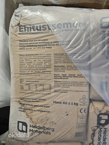 Ehitustsement 40kg kott