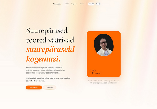 Landing-lehtede, veebisaitide ja e-poodide loomine