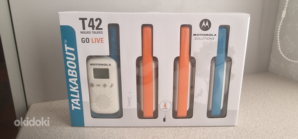 Raadiojaam Motorola Talkabout T42, 4 tk komplektis. UUS. (foto #2)