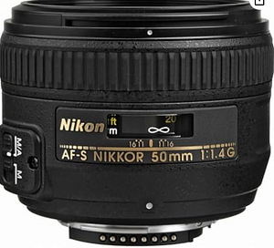 Objektiiv Nikon AF-S Nikkor 50mm f/1.4G (3 foto / 7)