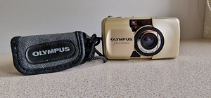 Olympus Mju Zoom 105 35mm Gold kompaktfilmikaamera (1 foto / 7)