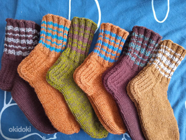 Носки теплые вязаные набор комплект