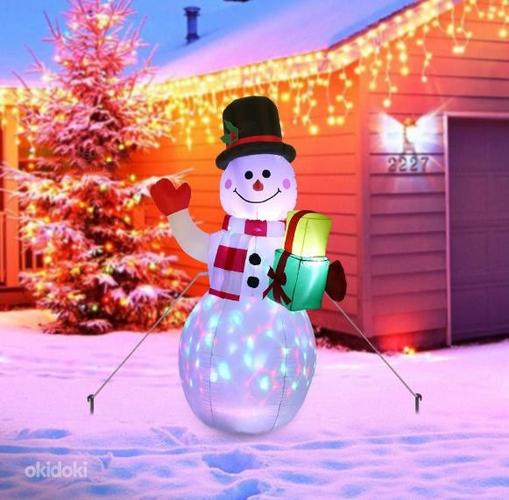 Jõulud! UUS! 1,5m pikkune lumememm LED-ga (foto #2)