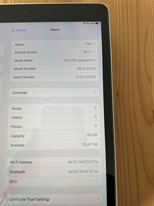 Apple iPad 10.2 9.Gen ( 2021 ) 64GB, Uueväärne! Garantii! (7 foto / 8)