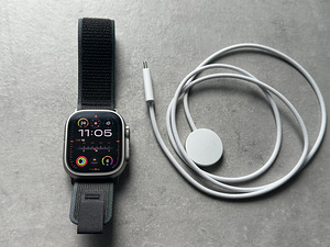 Apple Watch Ultra 2 GPS + Cellular,49mm Titanium /Uueväärne! (1 foto / 8)
