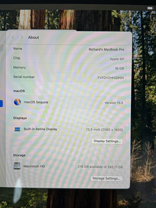 Apple MacBook Pro 13 2020/ M1 /16GB RAM / 256GB SSD (10 foto / 10)