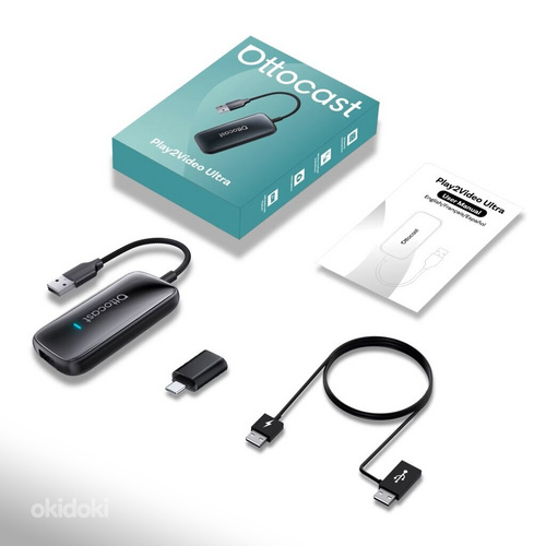 Ottocast Play2Video Ultra AI Box CarPlay Android auto