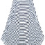Длинная морская трикотажная юбка в полоску, 44 -XL (фото #4)