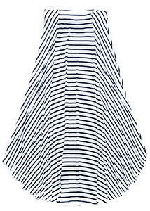Ilus meremehe stiilis triibuline pikk seelik, s. 44 -XL (4 foto / 5)