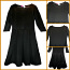 Boohoo черное платье-стрейч из плотной ткани, M-L-38-42-UK12 (фото #2)