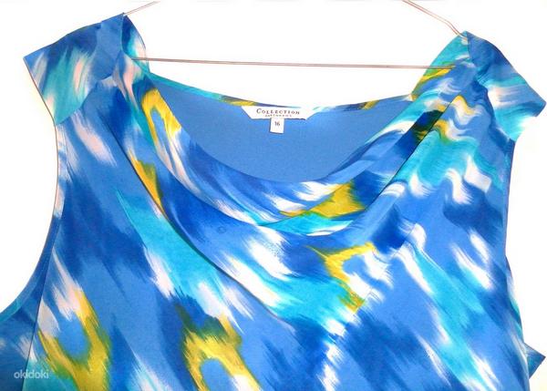 Debenhams нарядное цветное ярко синее платье, 42-44-XL-UK16 (фото #1)
