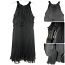 Sara Kelly плиссированное нарядное черное платье, 40-42 (фото #3)