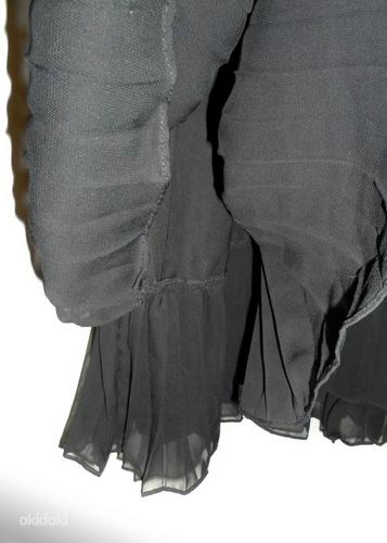 Sara Kelly плиссированное нарядное черное платье, 40-42 (фото #7)